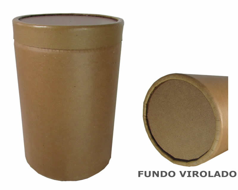 Barrica Virolada de Papelão Kraft Temac